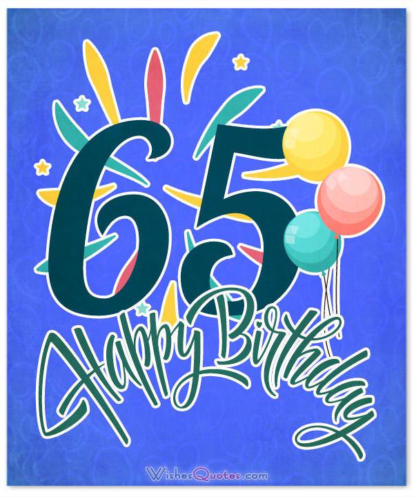 65th birthday funny quotes